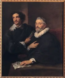 Porträt der Kupferstecher Pieter de Jode der Ältere und Pieter de Jode der Jüngere